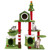 58" Cat Tree Tower with Self-Groomer and Cat Basket - view 4