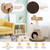28" Rattan Cat Tree with Water Hyacinth Platform - view 6