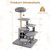 40" Cat Tower with Condo and Dangling Jingle Ball - view 4