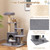 40" Cat Tower with Condo and Dangling Jingle Ball - view 7