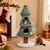 50 inch Christmas Cat Tree with 2 Condos and Star Ornaments - CatsPlay.com