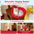 Floor-to-Ceiling Mushroom Cat Tower, Adjustable 81.5"-109" - view 6