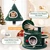 Christmas Cat Tree with 2 Condos and Bell Ball Toys - view 8