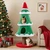 Christmas Cat Tree with Santa Hat Topper and 2 Condos - view 2