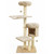 Solid Rubber Wood Cat Tree with Hammock and 2 Cat Beds - view 4
