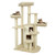 Rubber Wood Cat Tower with 3-Story Condo and Wide Top Perch - view 3