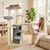Rubber Wood Cat Tower with 3-Story Condo and Wide Top Perch - view 9