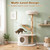 Modern Cat Tree with Real Pear Wood Branches - view 6