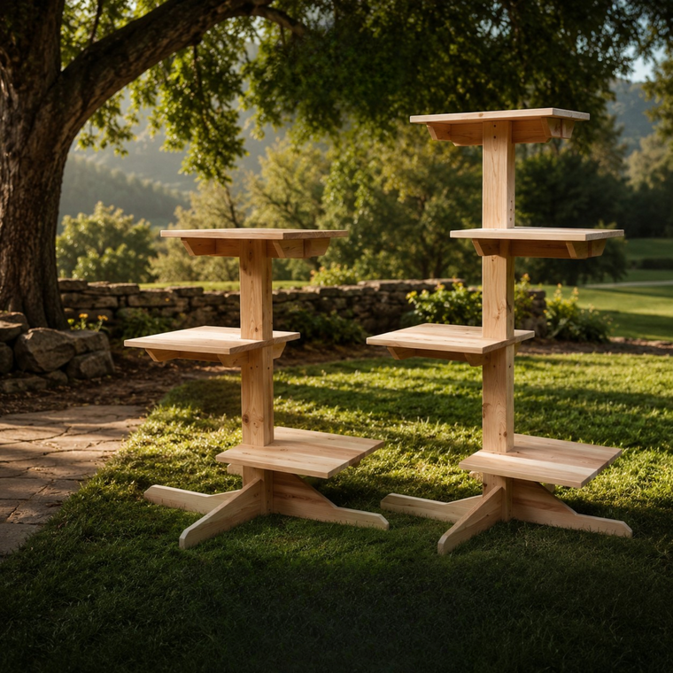 Outdoor (or Indoor) Cedar Cat Tree