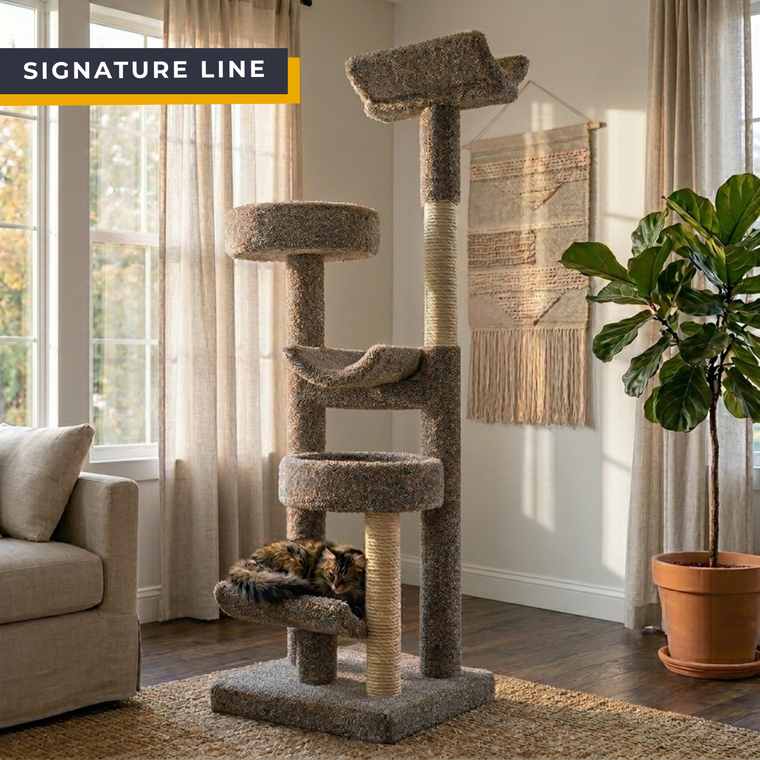 Triple Cradle Cat Tower