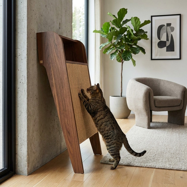 Wesley Multifunction Wall Shelf Cat Scratcher
