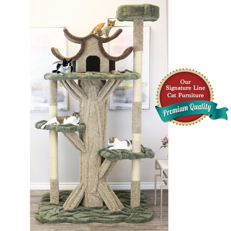 Cat's Choice 7 Foot Giant Tree House Cat Gym
