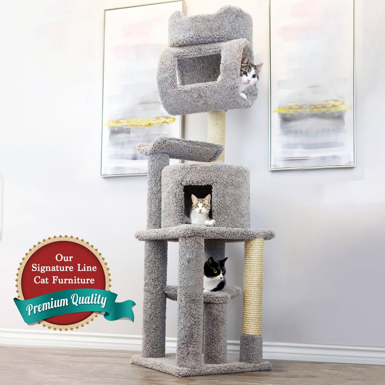 Cat's Choice 70" Kitty Mansion XL Cat Gym Tower