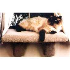 Large Padded Cat Window Perch Dark Speckle/Dark Speckle