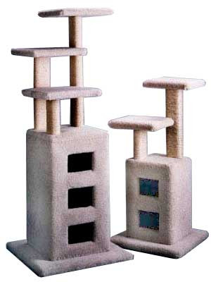 Cube Cat Condo 42 Inches - Mini/Gray/Gray