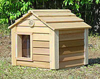 20 Inch Cedar Cat House