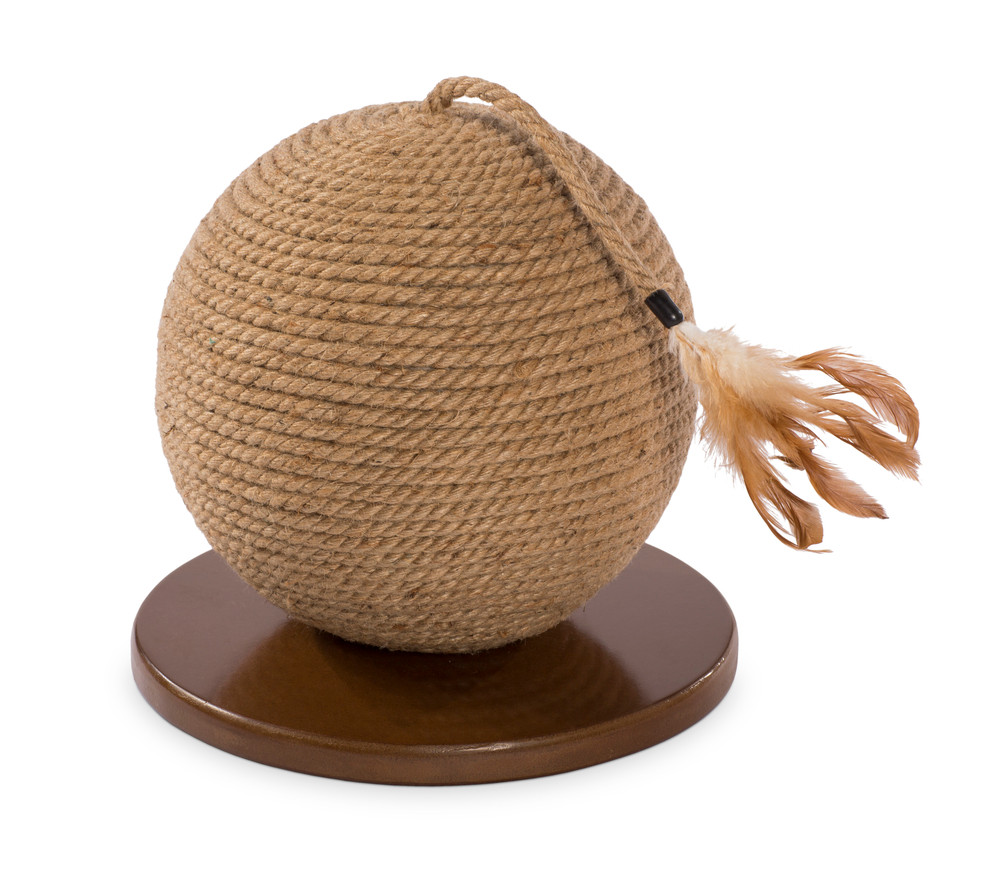 Cat Power Scratching Sphere with Tassel Toy 7130