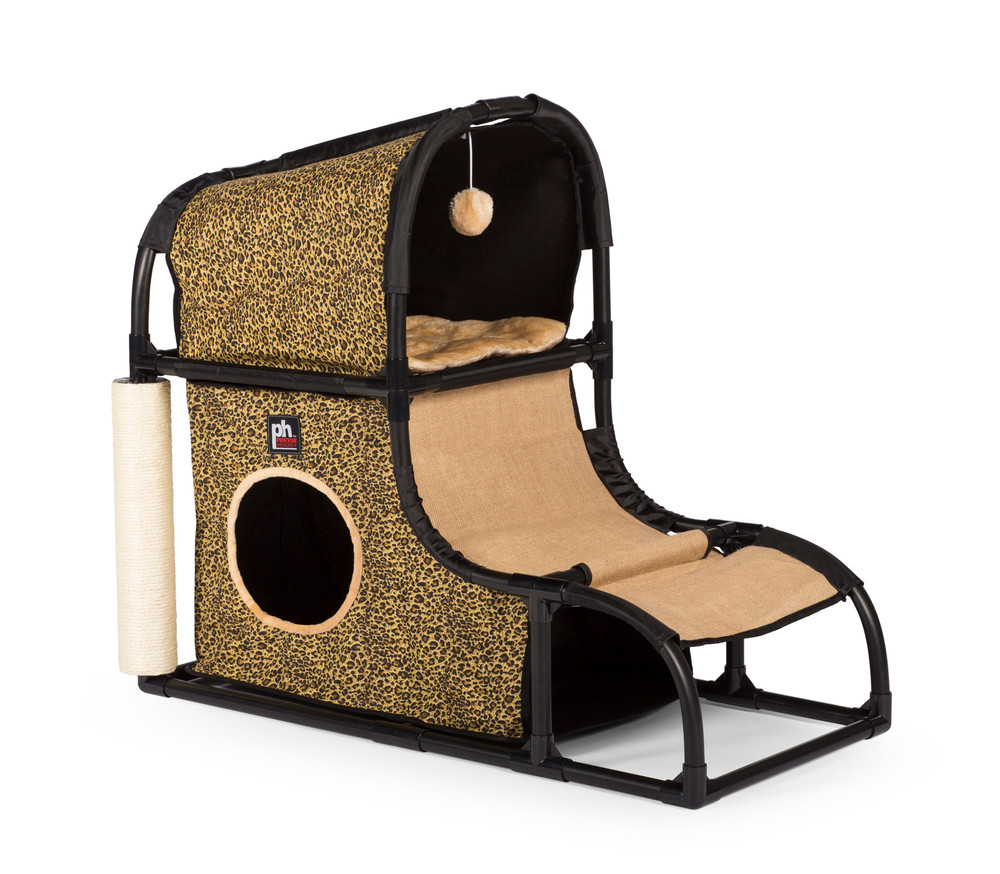 Cats Town Loft with Scratcher Leopard Print 7220