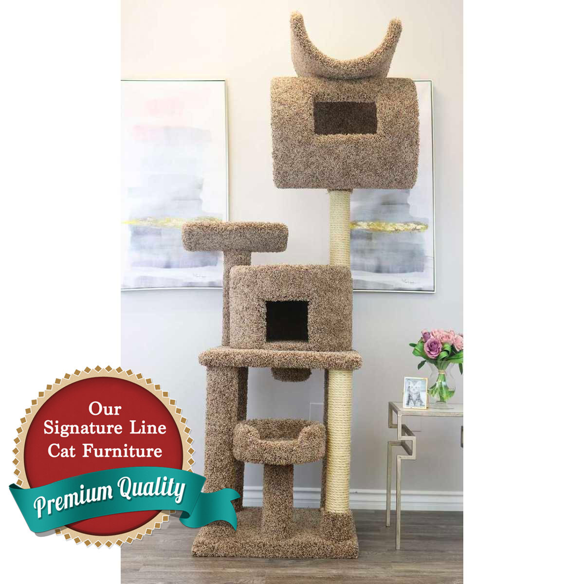 Cat's Choice 84 Inch Colossal Cat Gym ** Add all lower posts in sisal