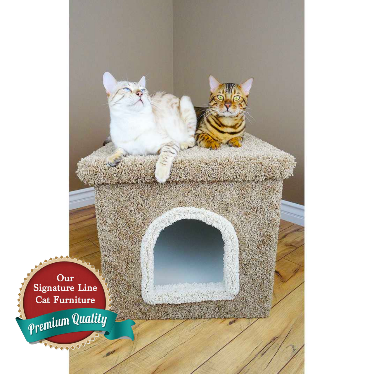 Cat's Choice Litter Box Enclosure Beige