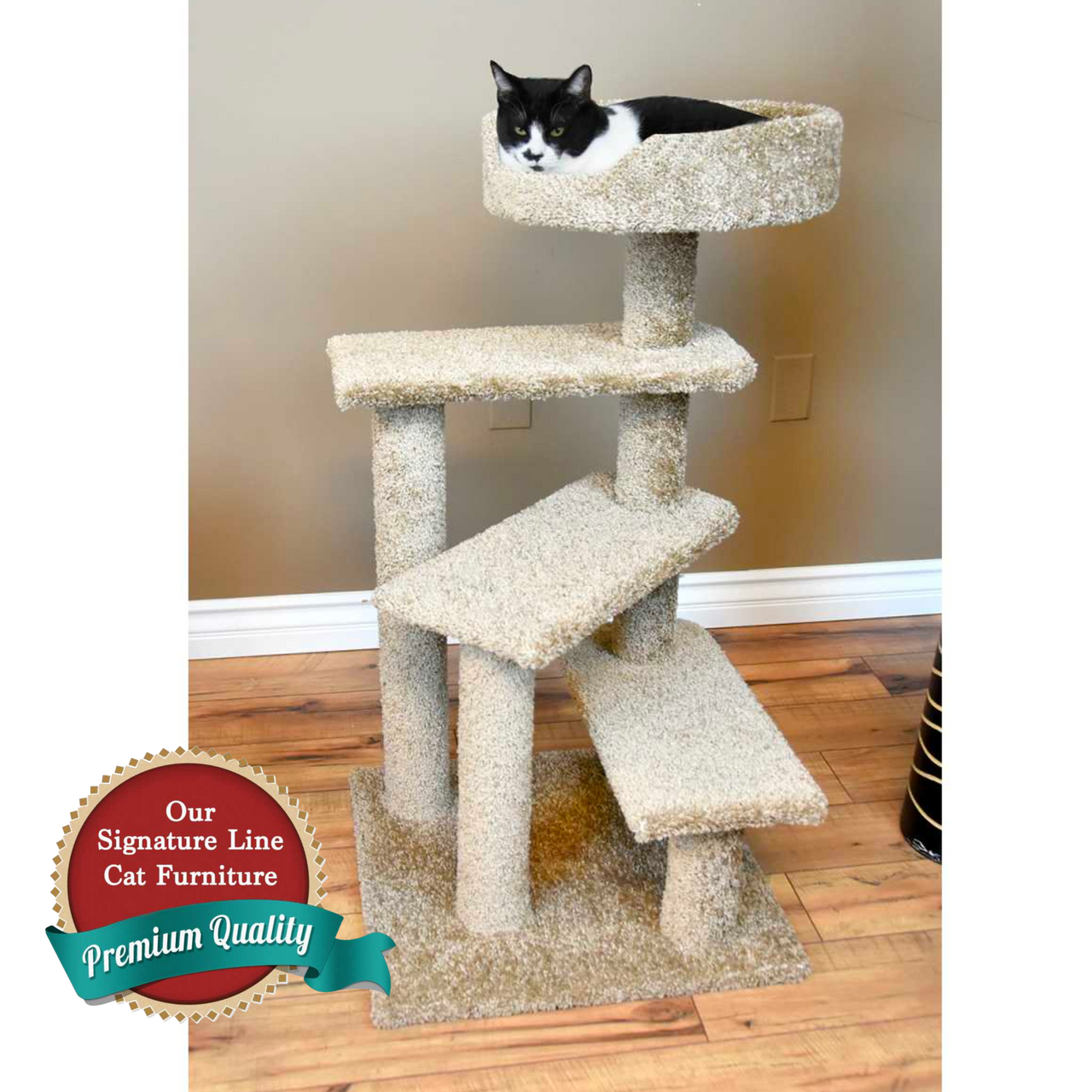 Cat's Choice Stairway to Heaven Cat Tree ADD all posts in sisal/Beige