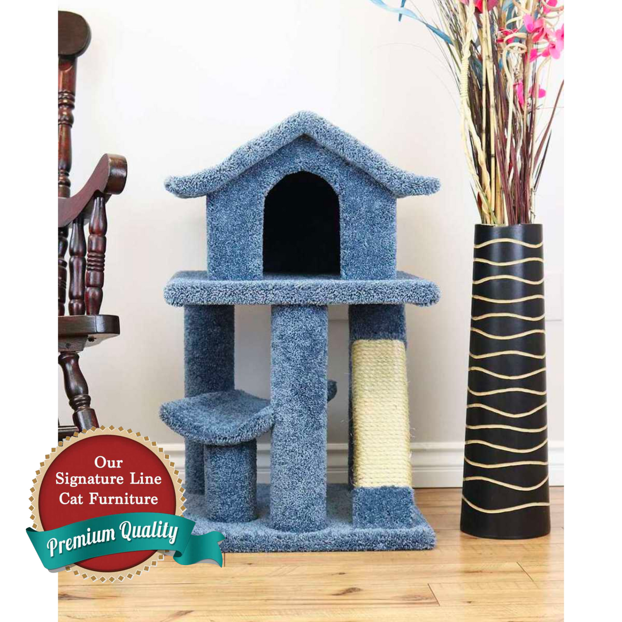 Cat's Choice 4 Level Pagoda Imperial Palace ADD all posts in sisal/Brown