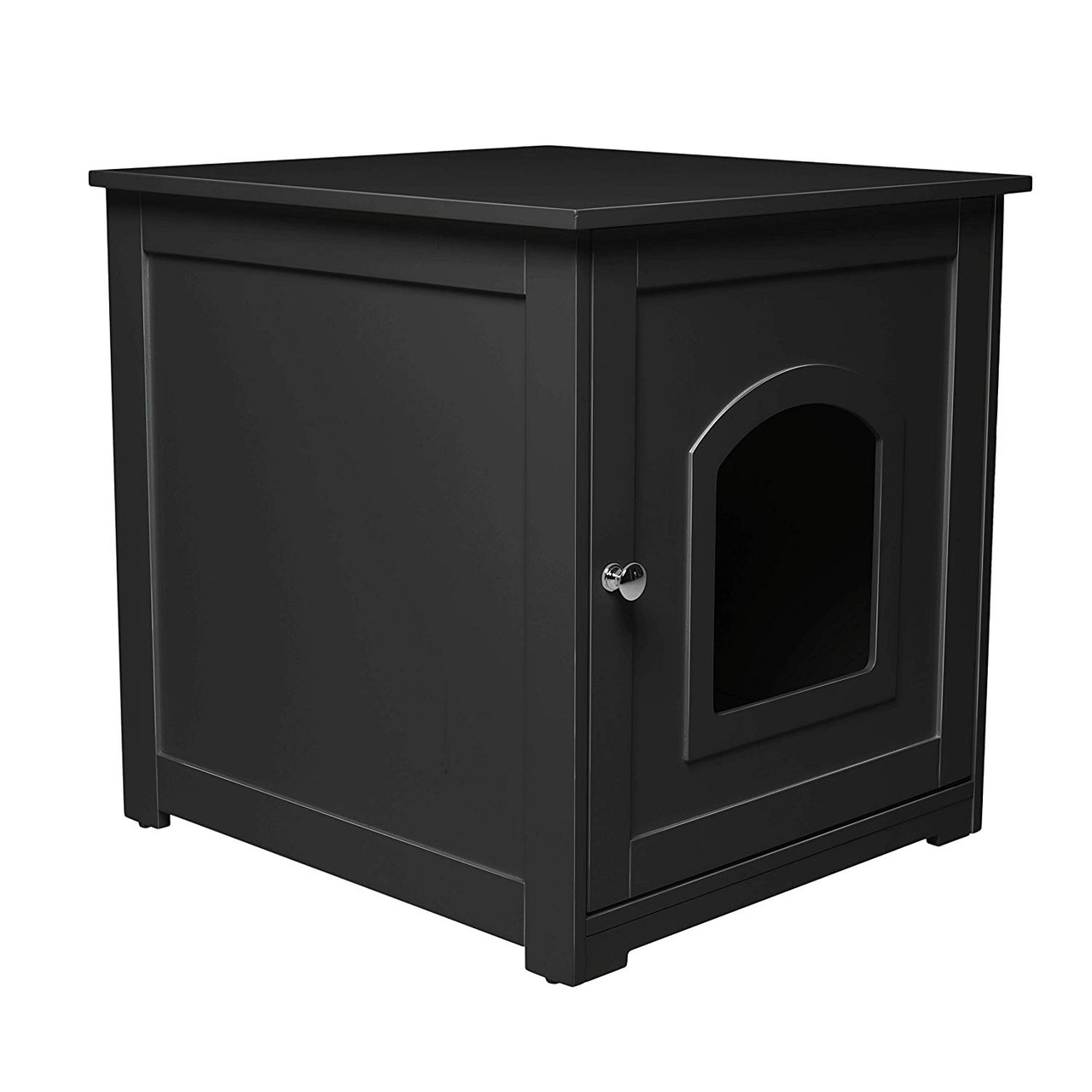 Kitty Litter Loo Cat Litter Box Black