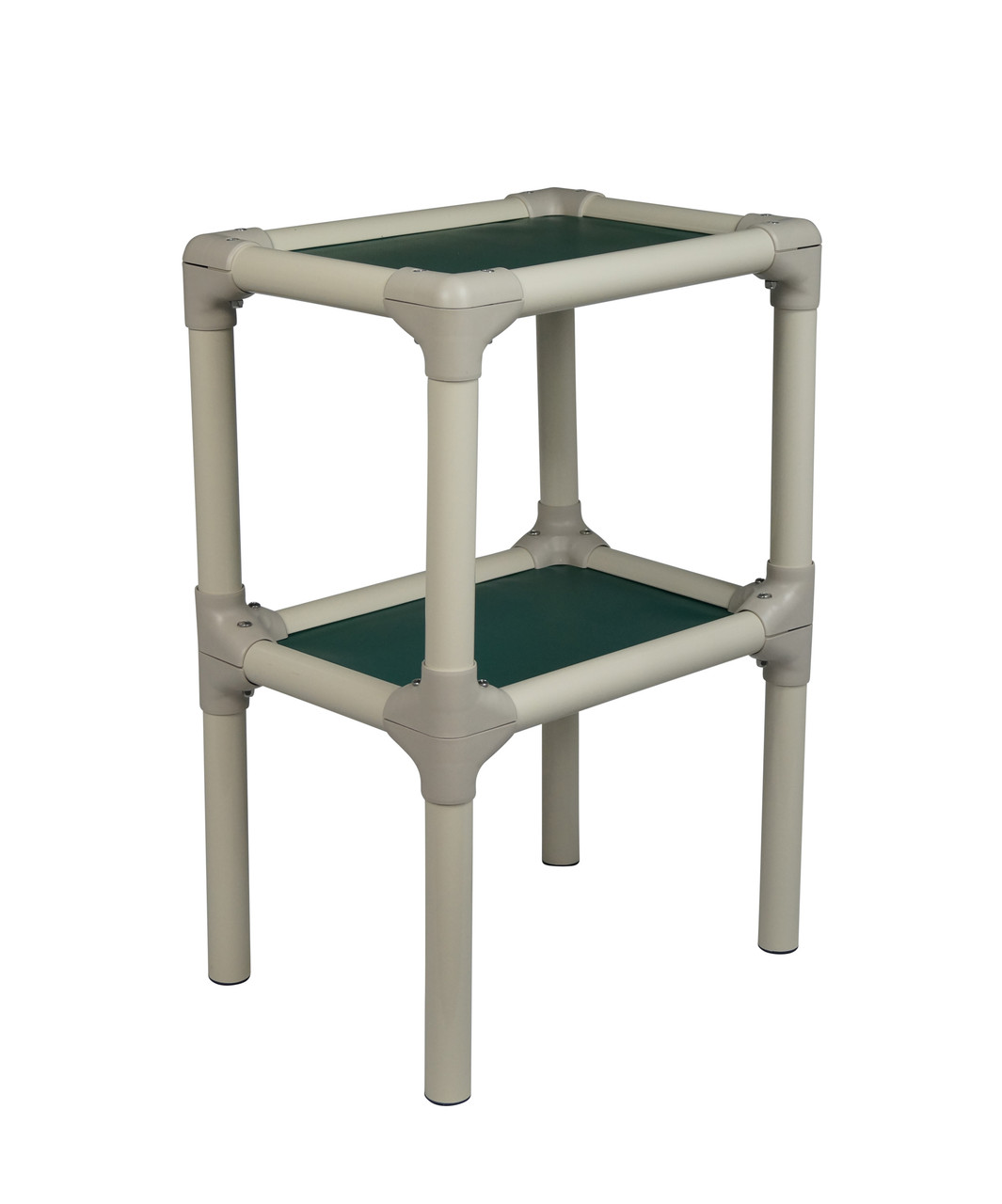 PVC Frame 2 Tier Cat Tree Royal Blue/Walnut PVC (Indoor Only)/2 Pads