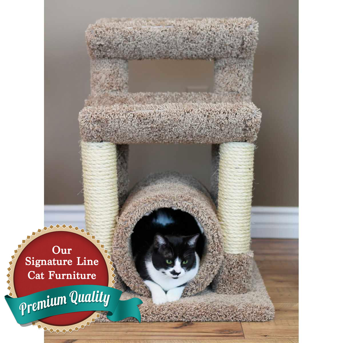 Cat's Choice 30 Inch Compact Cat Tree ADD all posts in sisal/Beige