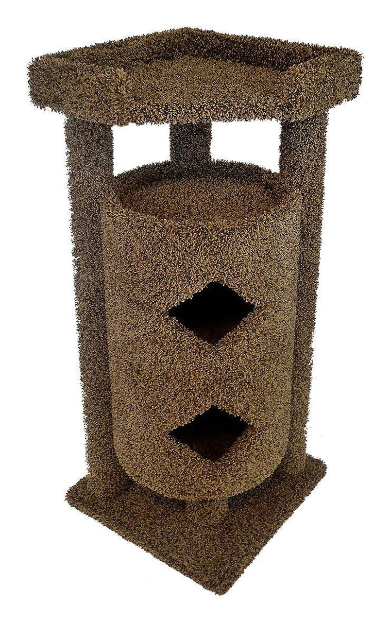 Cat's Choice Elevated Double Cat House ADD all posts in sisal/Gray