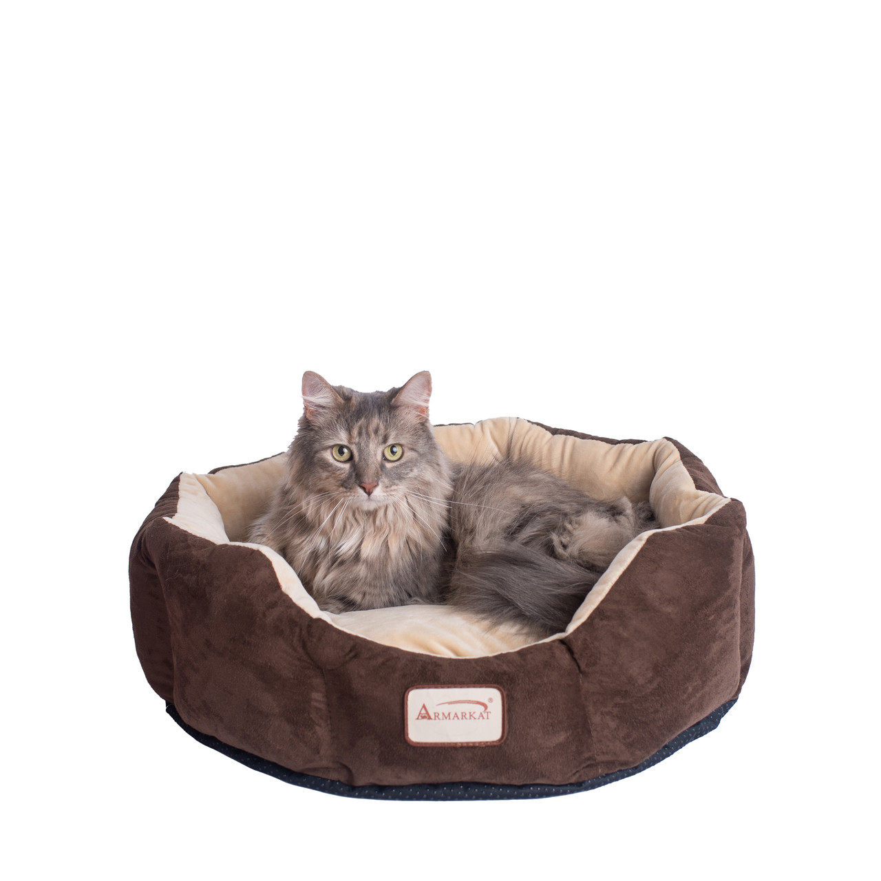 Cozy Pet Bed, Mocha/Beige for Cats and Extra Small Dogs C01HKF/MH