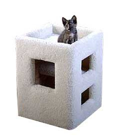 Kitty Sleeper Cube Dark Speckle/Gray