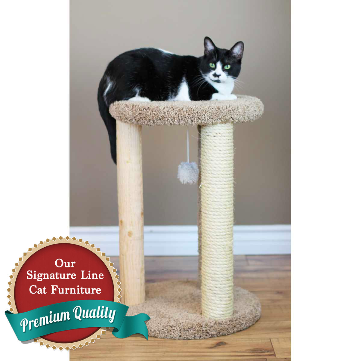 Cat's Choice Multi-Surface Cat Scratcher ADD all posts in sisal/Beige
