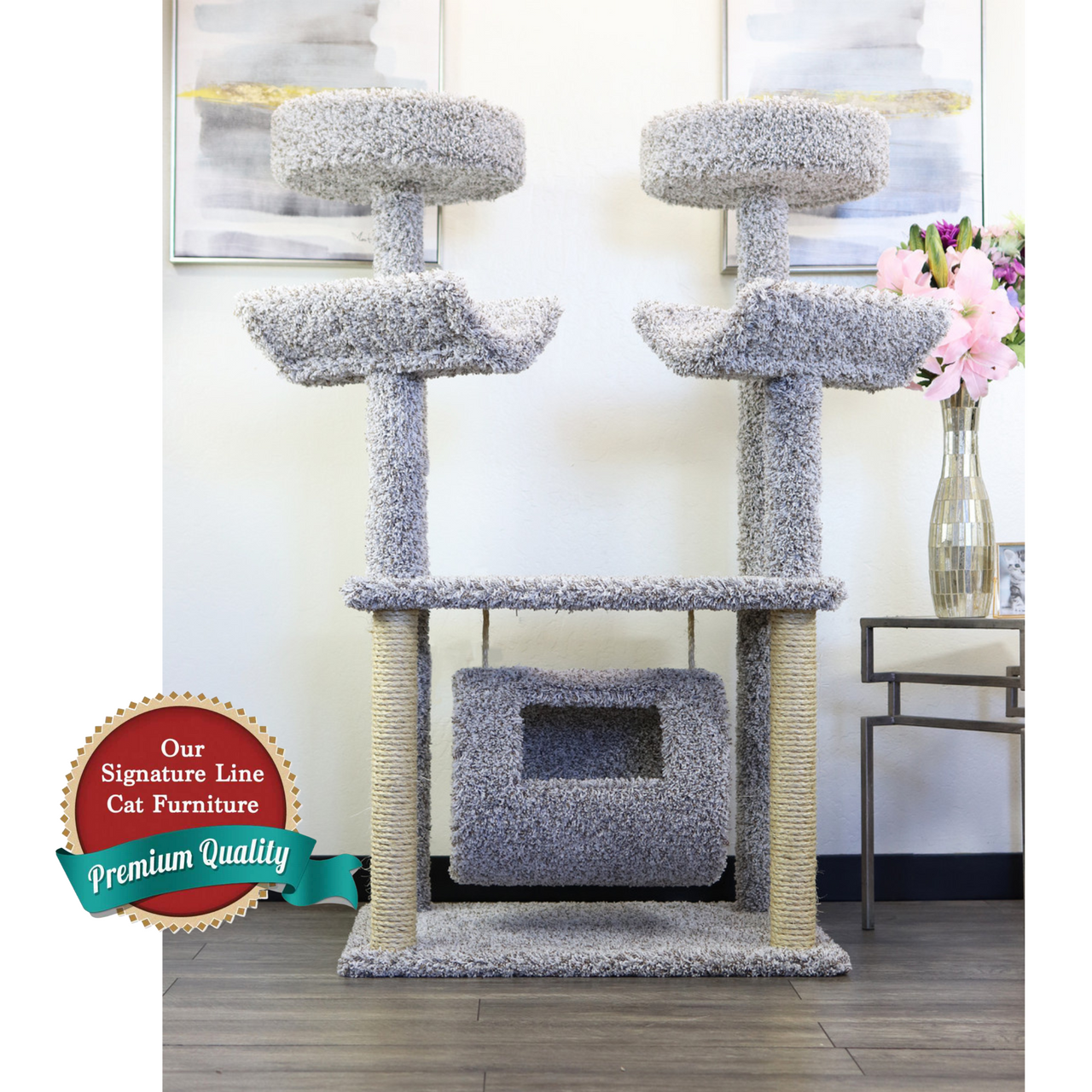 Cat's Choice 55" Cat Swing Gym for BIG Cats