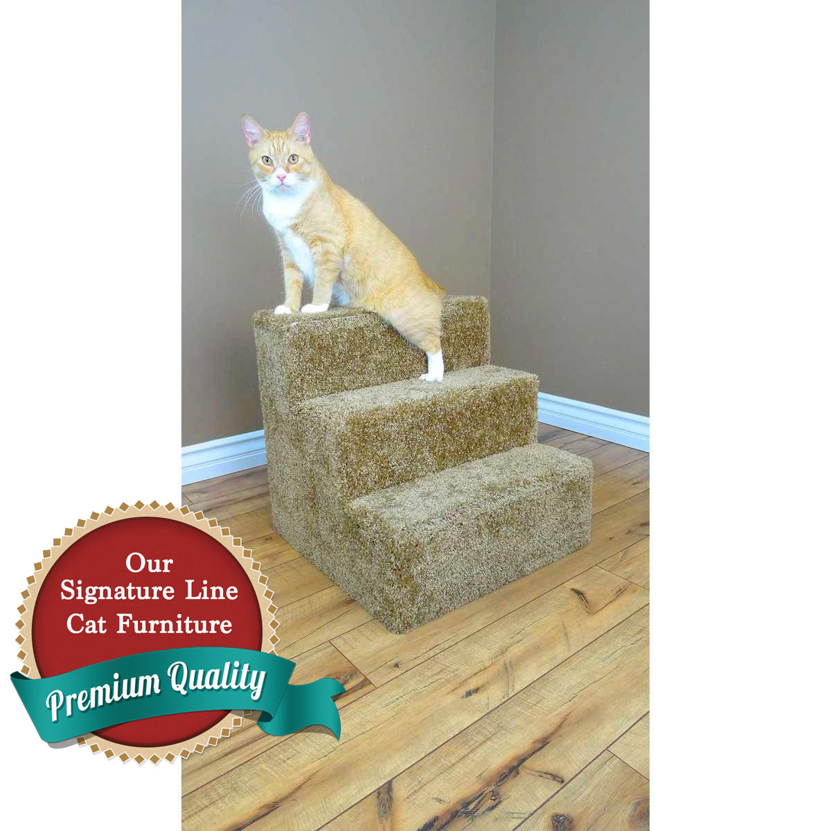 Cat's Choice Pet Stairs Brown