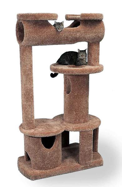The Cat-sle Royale Cat Tower 1 foot of sisal/Dark Beige