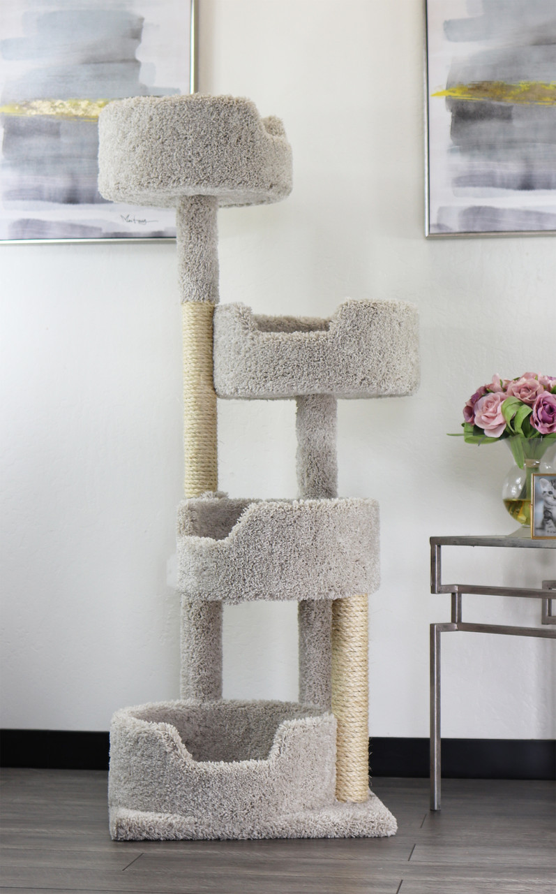Cat's Choice 55" Carpeted Multi Level Cat Tower Tree