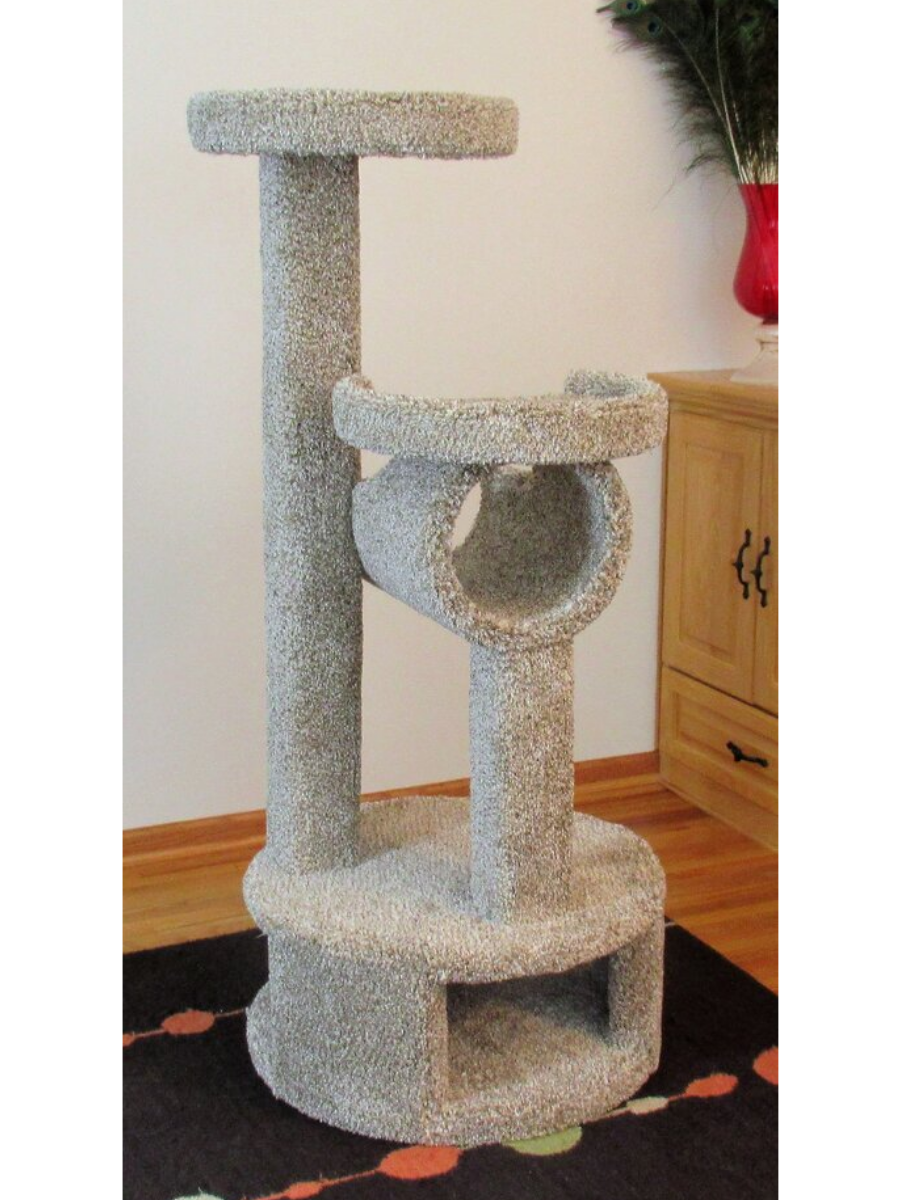 Purrrfect Perch Cat Gym 1 foot of sisal/Dark Beige