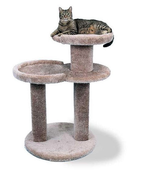 The Cat Sleeper Perch 1 foot of sisal/Dark Beige
