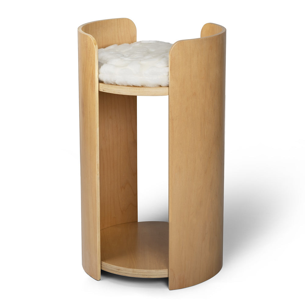 Castillion 28" Small Cat Tower with Cushion Black