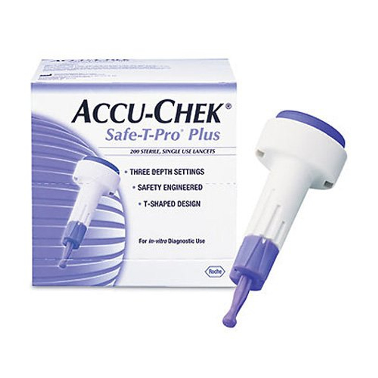 Accu-Chek® Safe-T-Pro Plus 23g Lancets, 200ct. - DDP Medical Supply