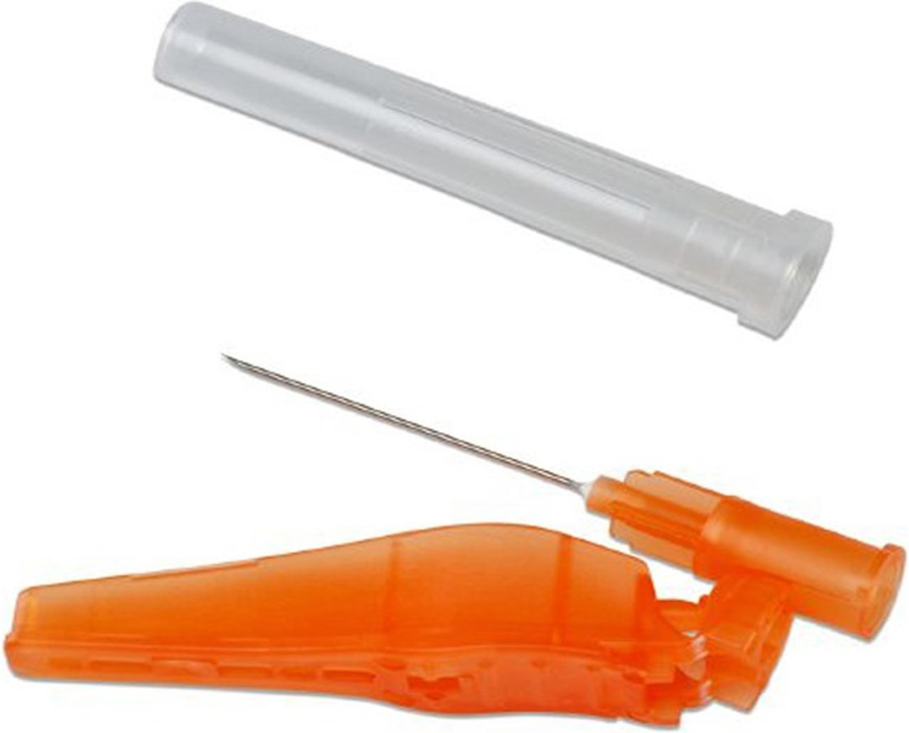 Farmahope  Aiguille hypodermique stérile pic cône luer lock jauge 25 050  mm longueur 16 mm code couleur orange en blister simple 100 pièces  Pharmacie en ligne