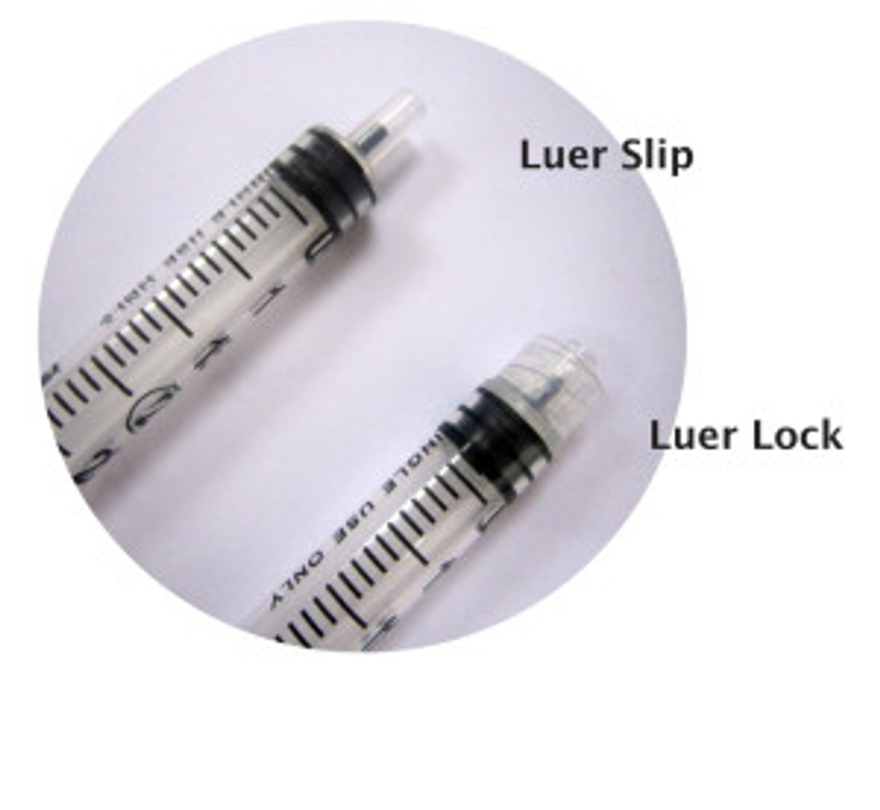 3cc Syringe/Needle Combination with Luer-Lock Tip, 22G x 1, Black