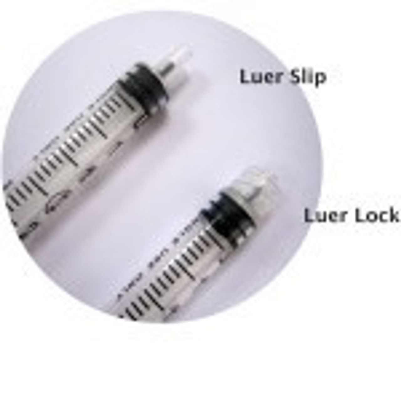 10-12cc Syringe Only with Luer Lock & Cap - DDP Medical Supply