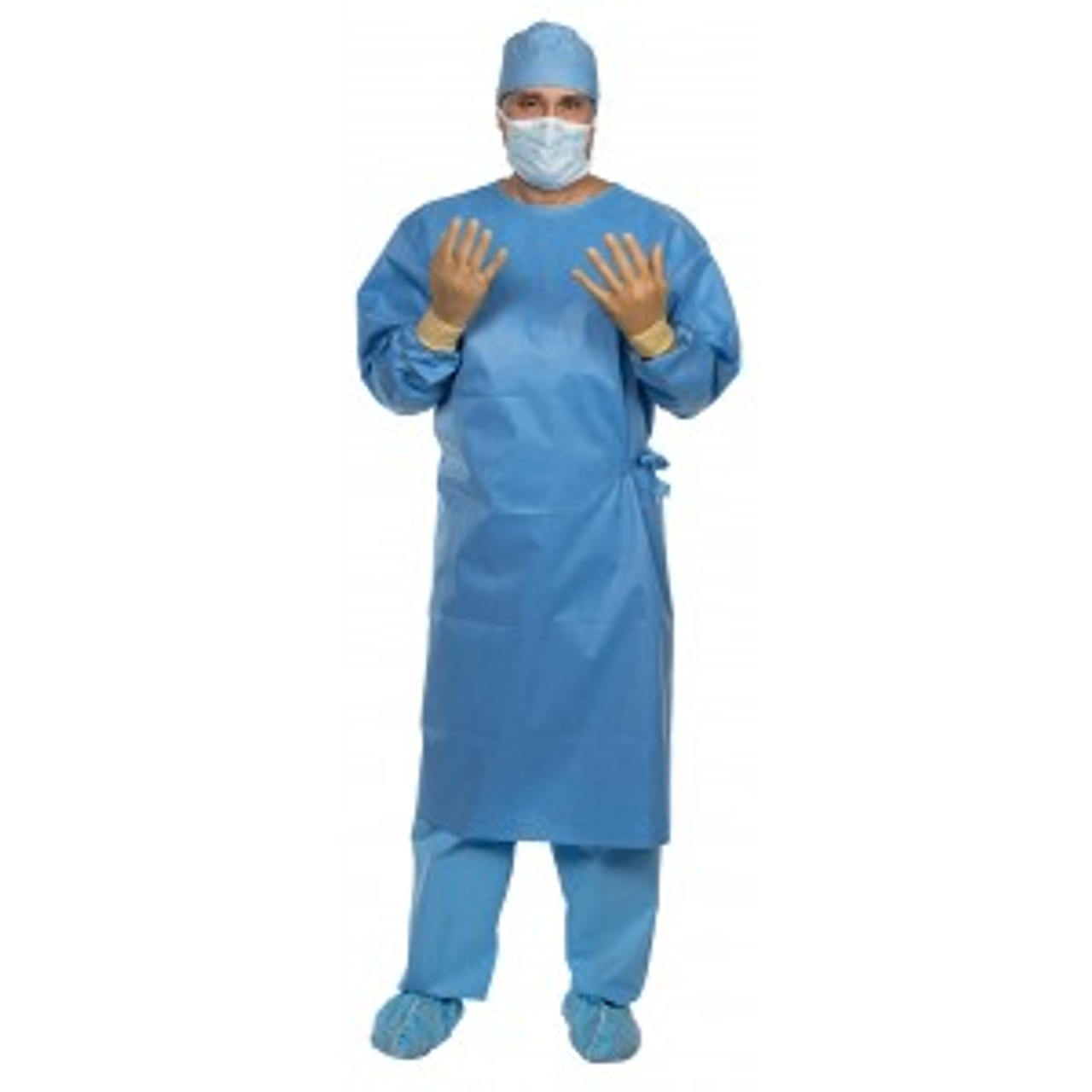 HALYARD* Tri-Layer AAMI Level 2 Over-the-Head Isolation Gown with Thumb  Hooks - Protective Gowns - Protective Apparel - Personal Protection |  HALYARD