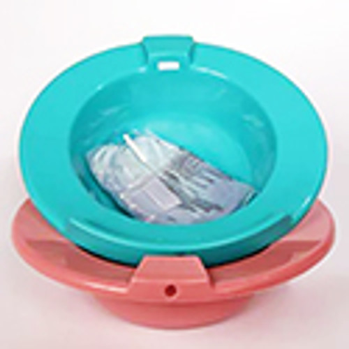 Round Sitz Bath Set, Turquoise