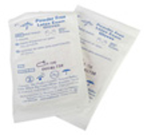 Medline Sterile Powder-Free Latex Exam Gloves, Small