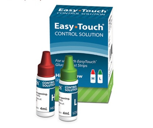 EasyTouch® Glucose Control Solution, Hi/Low 2-Pack