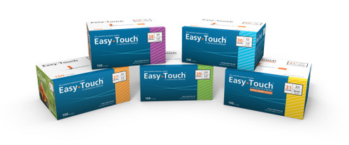 EasyTouch® U-100 Insulin Syringes, 1cc,  31G x 5/16"