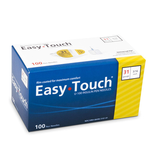 EasyTouch® Pen Needle, 31G x 3/16", 5mm